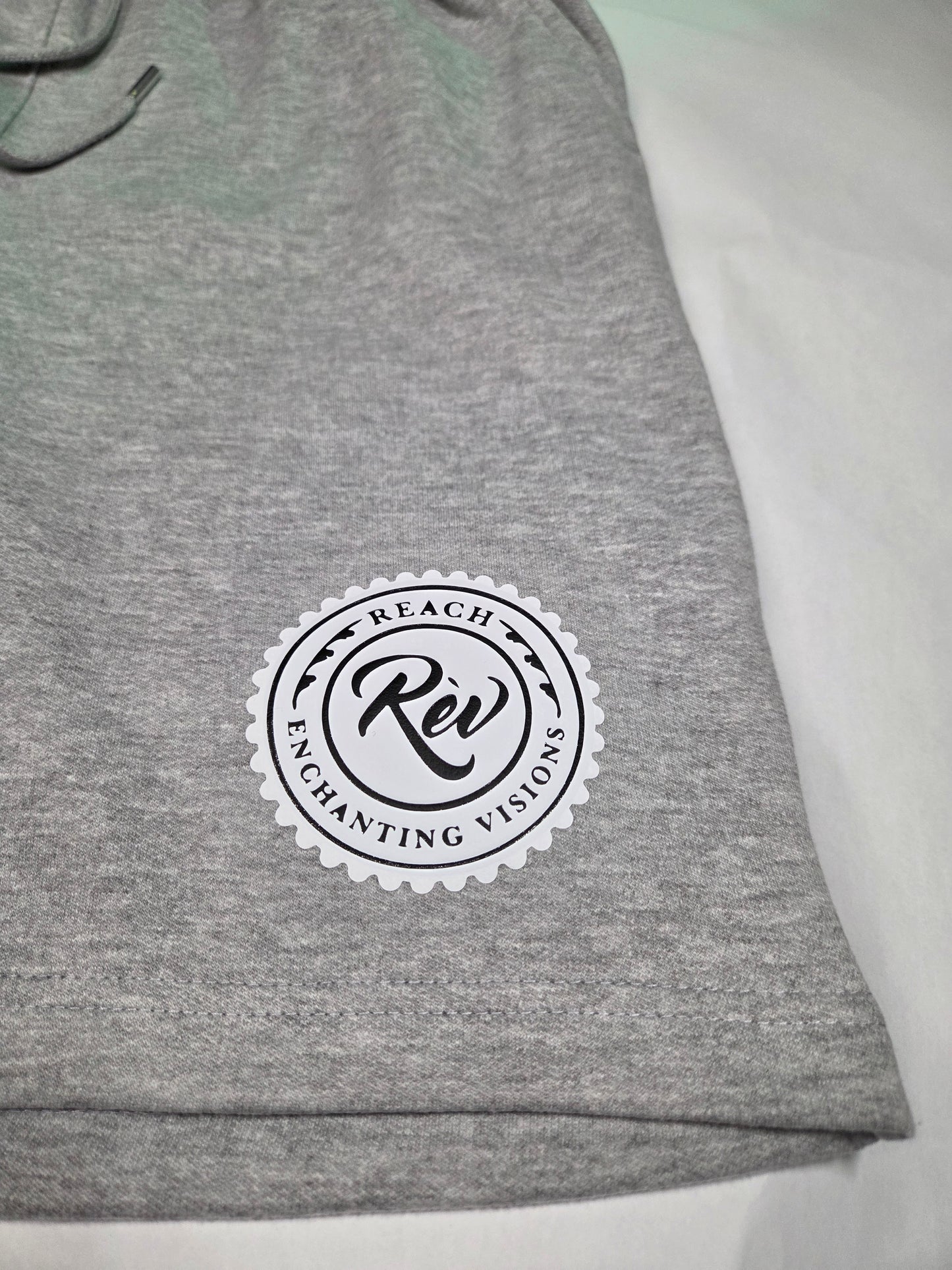 "DREAM" Grey Heavy Blend Fleece SweatShort